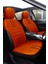 Audi A-4 Sedan 2001-2004 Aracınıza Uyumlu Koltuk Kılıfı Luxe Deri Turuncu 1