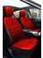 Seat Leon 5f 2013 ve Sonrası Hatchback Sport Deri Koltuk Kılıfı Takımı Kırmızı Siyah 1