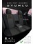 Toyota Avensis Sedan 2003-2008 Aracınıza Uyumlu Koltuk Kılıfı Arı Binek Siyah Sarı 3
