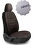 Ford Transit 5+1 2005-2009 Aracınıza Uyumlu Koltuk Kılıfı Luxe Deri Kahverengi 3