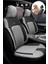 Citroen C4 Hatchback Boş Paket 2016-2020 Aracınıza Uyumlu Koltuk Kılıfı Jakar Deri Gri 1
