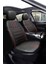 Audi A-3 Sedan 2013-2015 Aracınıza Uyumlu Koltuk Kılıfı Luxe Deri Siyah Kırmızı 1