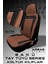 Toyota Avensis Sedan 2003-2008 Aracınıza Uyumlu Koltuk Kılıfı Tay Tüyü Taba 2