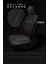 Wolkswagen Beetle Hatchback 2012-2016 Aracınıza Uyumlu Koltuk Kılıfı Jakar Deri Siyah Krmz 2