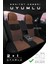 Peugeot 208 Bütün 2012-2020 Aracınıza Uyumlu Koltuk Kılıfı Tay Tüyü Taba 4