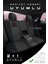Citroen C4 Hatchback / Confortplus 2011-2015 Aracınıza Uyumlu Koltuk Kılıfı Arı Binek Siyah Kırmz 3