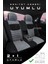 Citroen C-Elysée Alure -Active Sedan 2012-2017 Aracınıza Uyumlu Koltuk Kılıfı Tay Tüyü Füme Syh 4