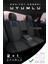 Honda Civic Sedan 2012-2015 Aracınıza Uyumlu Koltuk Kılıfı Arı Binek Siyah Mavi 3