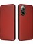 Realme C67 4g Deri Folio Flip Case Için Kılıf Kart ile Tam Koruma (Yurt Dışından) 1