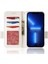 Iphone 15 Için Kılıf Pro Max Cüzdan Pu Deri Kart Yuvaları Tutucu Manyetik (Yurt Dışından) 5