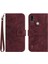 Motorola E7 Güç Kabartmalı Ayçiçeği Kısa Kayış Lüks Pu ile Kılıf (Yurt Dışından) 1