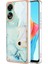 Oppo A78 4g Ince Cüzdan Yumuşak Tpu Tampon Mermer Kart Yuvaları Için Kılıf (Yurt Dışından) 1