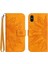Iphone Xs Max Kabartmalı Ayçiçeği Lüks Pu Deri Kart Çevirme ile (Yurt Dışından) 1