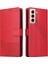 Samsung Galaxy S21 Artı Kickstand Premium Deri Üç Için Flip Case (Yurt Dışından) 1