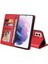 Samsung Galaxy S21 Artı Kickstand Premium Deri Üç Için Flip Case (Yurt Dışından) 5