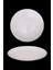 Lombardino Minimalist Modern Silver Tekli Porselen Servis Tabağı 25 cm 2