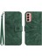 Samsung Galaxy M23 5g Lüks Pu Deri Kart Yuvaları Tutucu ile (Yurt Dışından) 1