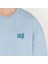 Oversized Select Baskılı Erkek Açık Mavi T-Shirt 5