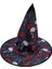 Halloween Siyah Dralon Kumaş Gothic Tarz Cadı Şapkası Yetişkin 1 Adet 1