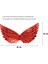 Sünger Üzeri Parlak Kırmızı Renk Saten Kaplama Çocuk Melek Kanadı 46X20 cm 2