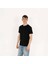 Slimfit Sql Logo Nakışlı Erkek Siyah T-Shirt 2