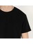 Slimfit Sql Logo Nakışlı Erkek Siyah T-Shirt 3