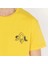 Slimfit Sql Baskılı Sarı Erkek T-Shirt 2
