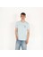 Slimfit Future Baskılı Açık Mavi Erkek T-Shirt 1