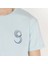 Slimfit Future Baskılı Açık Mavi Erkek T-Shirt 5