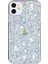 iPhone 11 Için Telefon Kılıfı Slim-Fit Işıltılı Toz Dekor Telefon Kapağı Epoksi Tpu Telefon Kabuğu-Beyaz (Yurt Dışından) 1