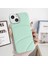 iPhone 14 Için Kılıf Şok Emici Tpu Kalu Telefon Kılıfı, Pc Lens Çerçeveli-Cyan (Yurt Dışından) 1