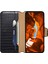 iPhone 13 Pro Için Deri Kılıf Düşmeye Lı Timsah Dokulu Cüzdan Telefon Kapağı-Siyah (Yurt Dışından) 2
