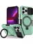 iPhone 13 Pro Için Lens Kapaklı Kılıf Pc+Tpu Telefon Kapağı Magsafe-Açık Yeşil ile Uyumlu (Yurt Dışından) 1