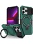 iPhone 13 Pro Lens Kapaklı Kılıf Pc+Tpu Telefon Kapağı Magsafe-Siyahımsı Yeşil ile Uyumlu (Yurt Dışından) 1