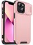 iPhone 13 Mini Için 5.4 Inç Cep Telefonu Kılıfı Pc+Tpu Kabuk, Slaytlı Kamera Kapağı-Pembe (Yurt Dışından) 1