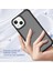 iPhone 15 Plus Kılıf Için Tpu+Pc Telefon Kapağı Mat Kaplama Kaymaz-Siyah (Yurt Dışından) 3