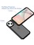iPhone 15 Plus Kılıf Için Tpu+Pc Telefon Kapağı Mat Kaplama Kaymaz-Siyah (Yurt Dışından) 5