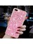 iPhone 6 Plus Için 5.5 Inç Işıltılı Toz Dekor Telefon Kapağı Epoksi Tpu Telefon Kılıfı-Pembe (Yurt Dışından) 4