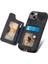 iPhone 15 Plus Telefon Kılıfı Rfıd Engelleme Kart Yuvaları Deri+Tpu Kickstand Kılıf-Siyah (Yurt Dışından) 4