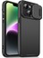 iPhone 14/iphone 13 Için 6.1 Inç Kılıf Pc+Tpu Darbeye Dayanıklı Telefon Kapağı, Slayt Kameralı Koruma-Siyah (Yurt Dışından) 1
