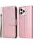 iPhone 13 Pro Kılıf Cüzdan Pu Deri Kapak Koruyucu Telefon Kapağı-Gül Altın (Yurt Dışından) 1