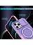 iPhone 12/12 Pro Için Manyetik Kılıf Kaydırmalı Lens Kapağı Kickstand Pc+Tpu Telefon Kapağı-Pembe/mor (Yurt Dışından) 3