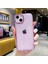 iPhone 13 Kılıf Pc+Tpu Telefon Koruyucu Kapak Darbeye Dayanıklı Hava Yastığı Şeffaf Telefon Kabuğu-Mor (Yurt Dışından) 1