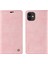 iPhone 11 Kılıf Cüzdan Kart Yuvaları Için Pu Deri Koruyucu Telefon Kapağı-Pembe (Yurt Dışından) 1
