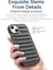 Kapsül Serisi iPhone 14 Plus Kılıf Anti-Drop Nervürlü Tpu Telefon Kılıfı-Siyah (Yurt Dışından) 2