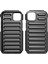 Kapsül Serisi iPhone 14 Plus Kılıf Anti-Drop Nervürlü Tpu Telefon Kılıfı-Siyah (Yurt Dışından) 4