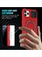 iPhone 11 Pro Max Için Kılıf Kickstand Pc+Tpu Lens Korumalı Manyetik Telefon Kılıfı-Kırmızı (Yurt Dışından) 2