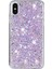 iPhone X/xs Için Kılıf Epoksi Telefon Koruyucu Kapak Işıltılı Toz Tpu Telefon Kabuğu-Mor (Yurt Dışından) 1