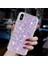 iPhone X/xs Için Kılıf Epoksi Telefon Koruyucu Kapak Işıltılı Toz Tpu Telefon Kabuğu-Mor (Yurt Dışından) 4