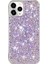 iPhone 11 Pro Max Için Arka Kılıf Sparkle Epoksi Cep Telefonu Esnek Tpu Kapak-Mor (Yurt Dışından) 1